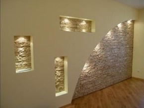 арки ниши стены перегородки из гипсокартона в СПБ Питере
