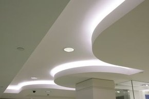 Потолки из гипсокартона в СПБ Санкт-Петербурге, подвесные потолки из гипсокартона, монтаж в Санкт-Петербурге